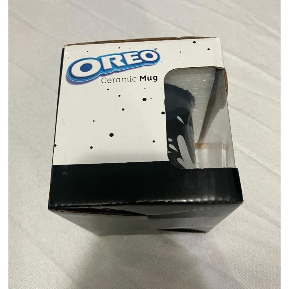 Oreo Ceramic Mug Black Edition Dipped Cookie Milk Splash Coffee Cup Culture Fly - Picture 2 of 8